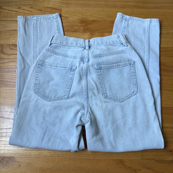 Pacsun High Rise Straight Jeans Light Wash Size 24 - Picture 8 of 8